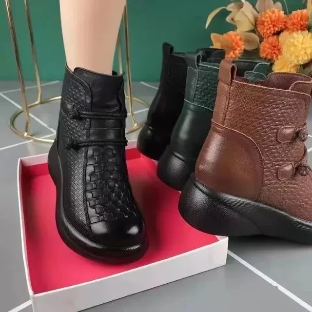 Vintage Inspired Orthopedic Boots