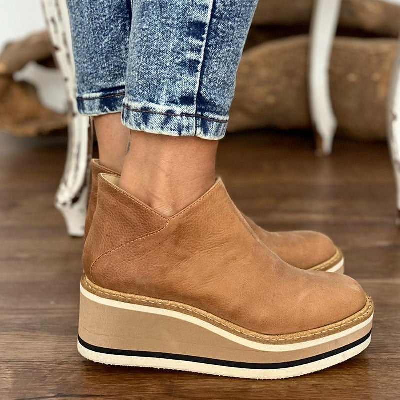 Chic Orthopedic Boots with Unique Design