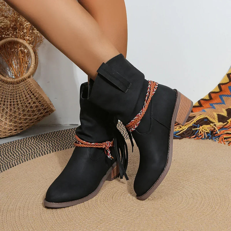 Vintage Inspired Orthopedic Boots