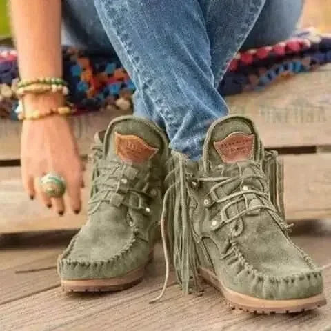 Classic Orthopedic Boots with Timeless Style