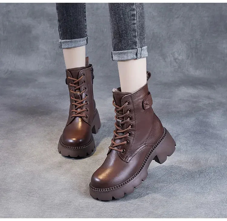 Vintage Inspired Orthopedic Boots