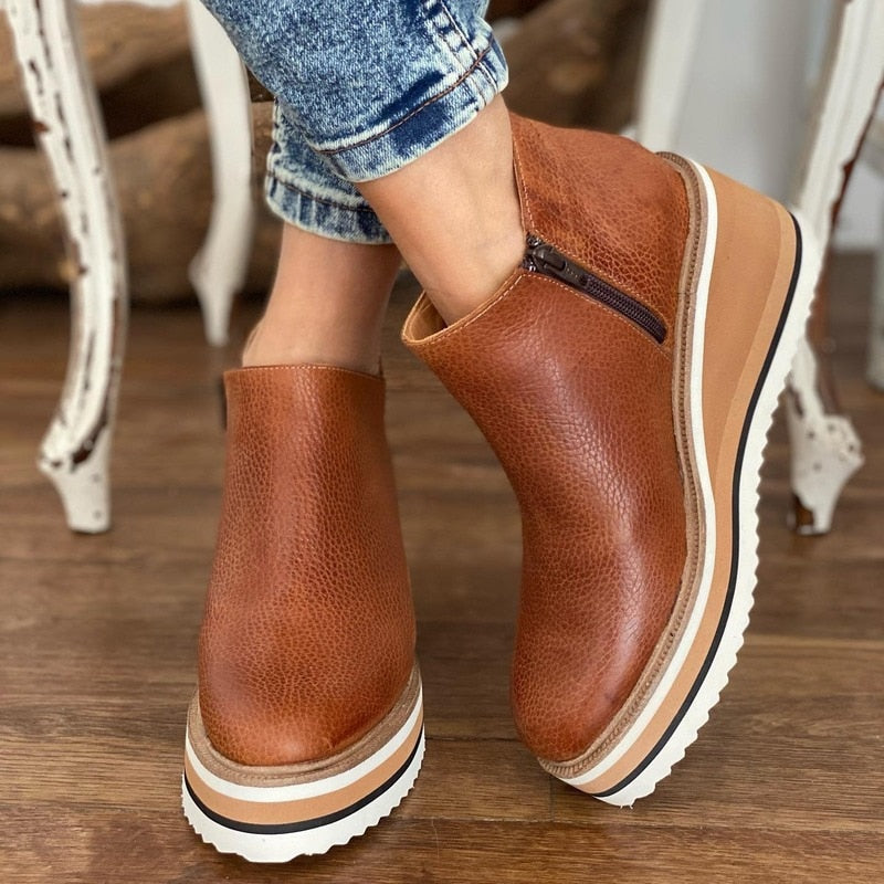 Chic Orthopedic Boots with Unique Design