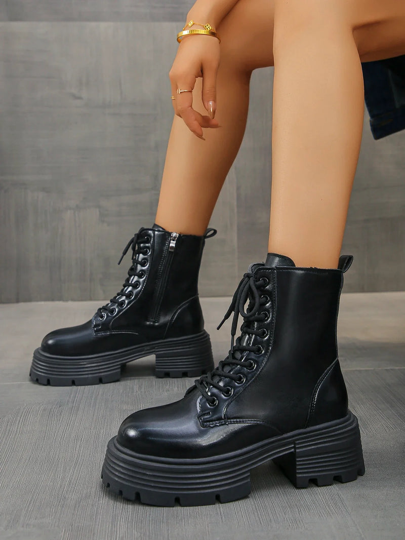 Chic Orthopedic Boots with Unique Design
