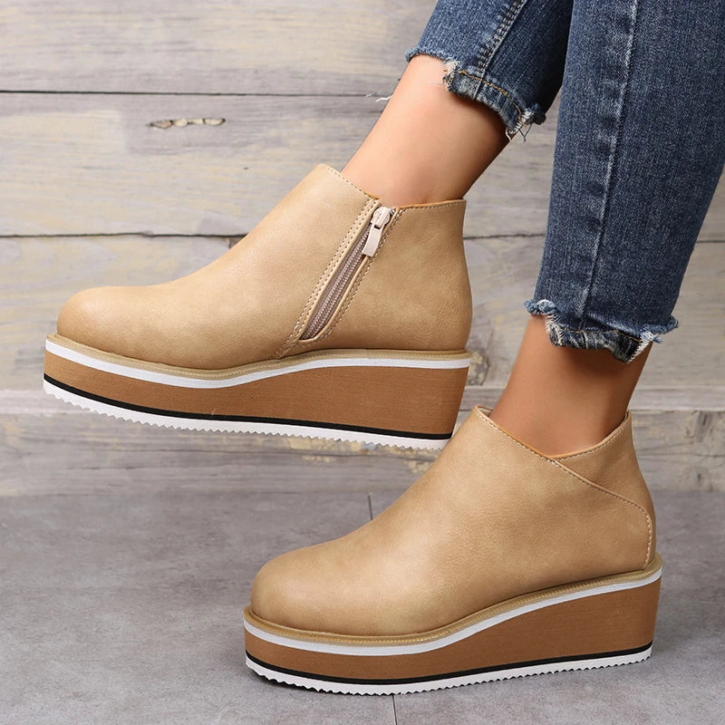 Chic Orthopedic Boots with Unique Design