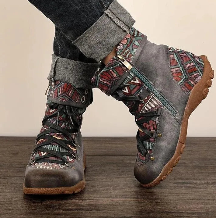 Vintage Inspired Orthopedic Boots
