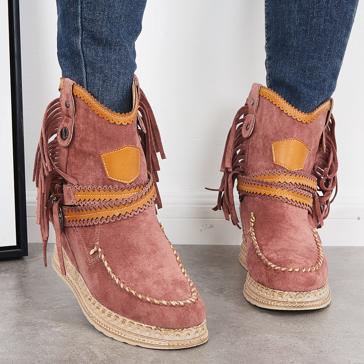 Chic Orthopedic Boots with Unique Design