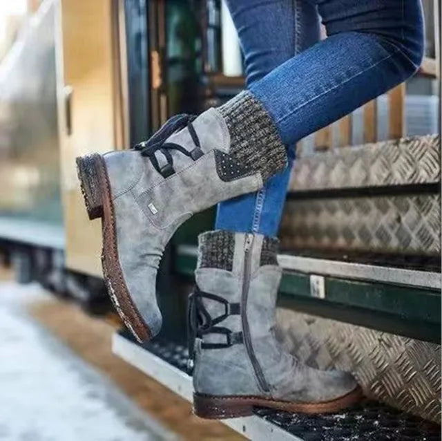 Classic Orthopedic Boots with Timeless Style