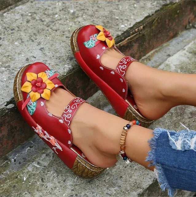 Vintage Inspired Orthopedic Sandals
