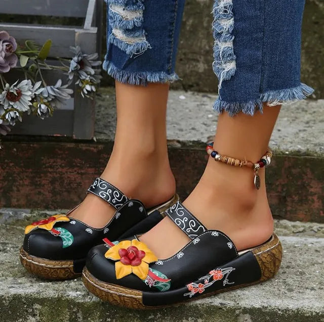 Vintage Inspired Orthopedic Sandals