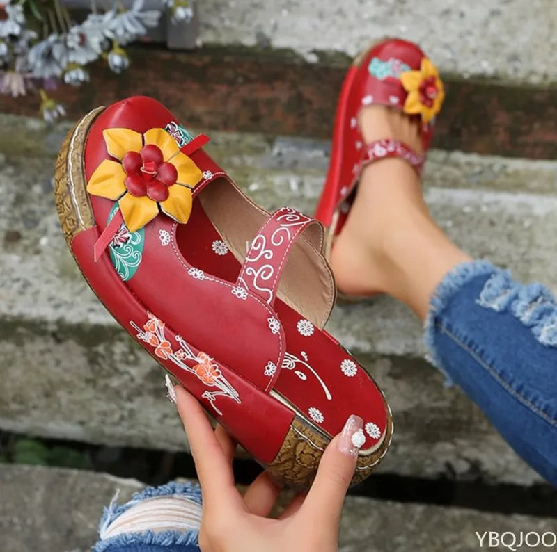 Vintage Inspired Orthopedic Sandals