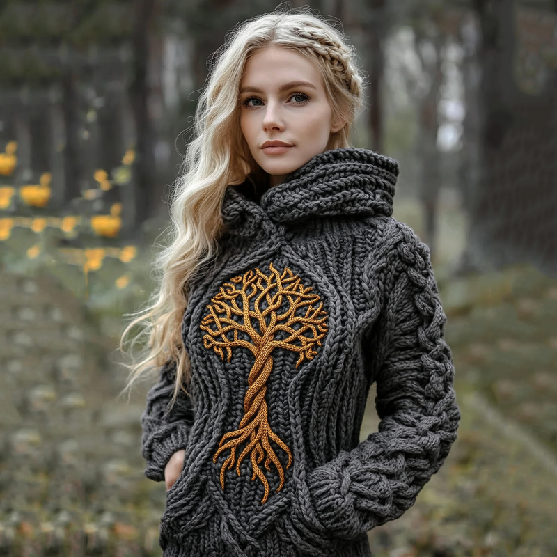 Gracefully Designed Sweater