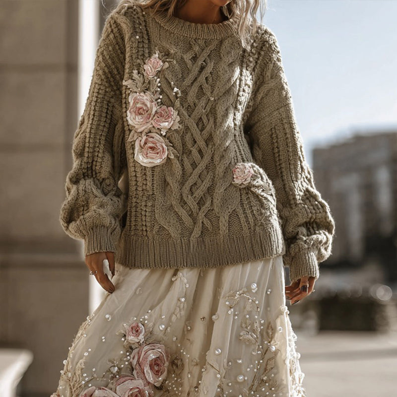 Gracefully Designed Sweater