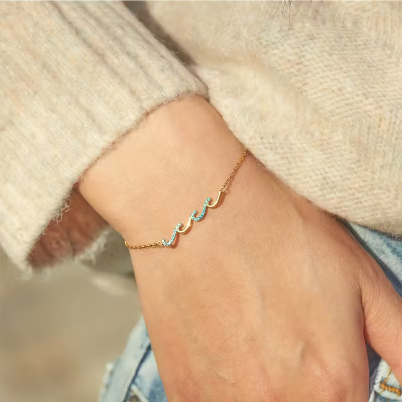 Ocean Serenity Sparkle Bracelet