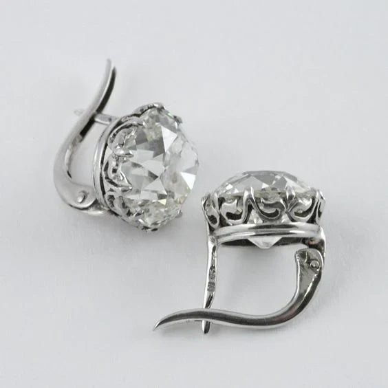 Luxe Silver Zirconia Earrings