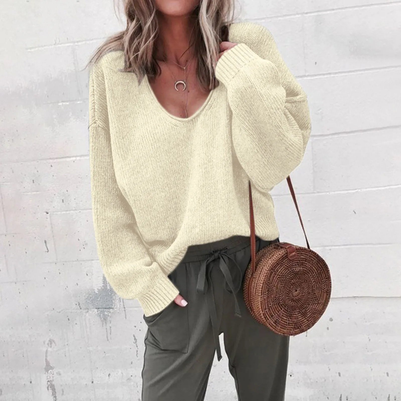Cressida® | Elegant women's sweater with a V-neck