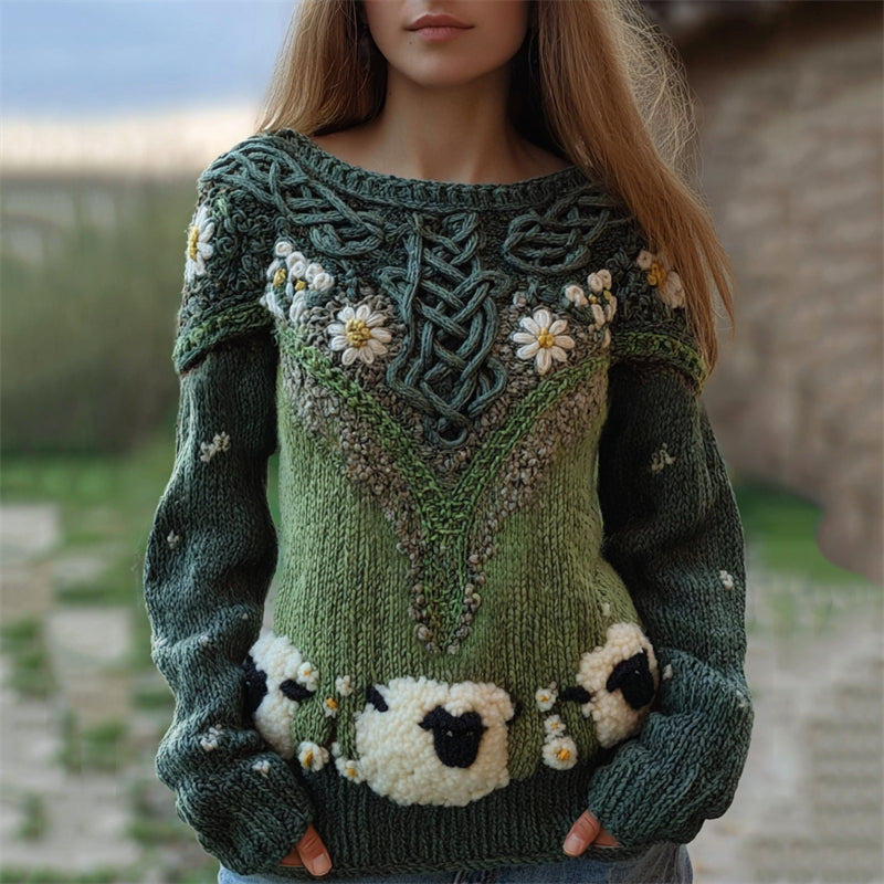 Gracefully Designed Sweater