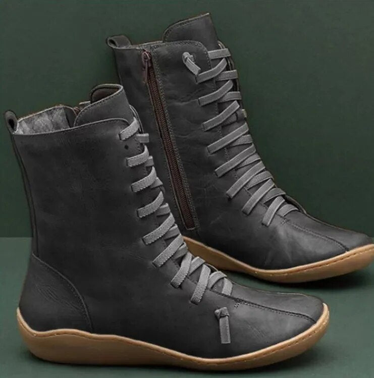Chic Orthopedic Boots with Unique Design