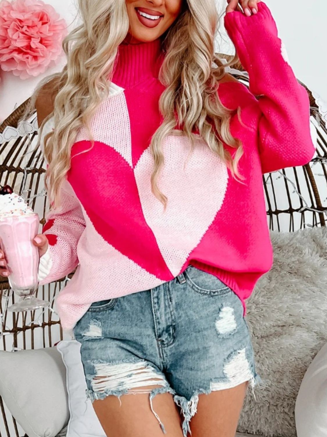 Gracefully Designed Sweater