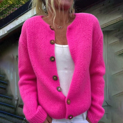 Women's Autumn And Winter Solid Color Sweater elevenforest