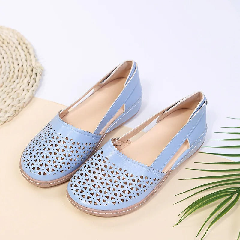Classic Orthopedic Flats with Timeless Style