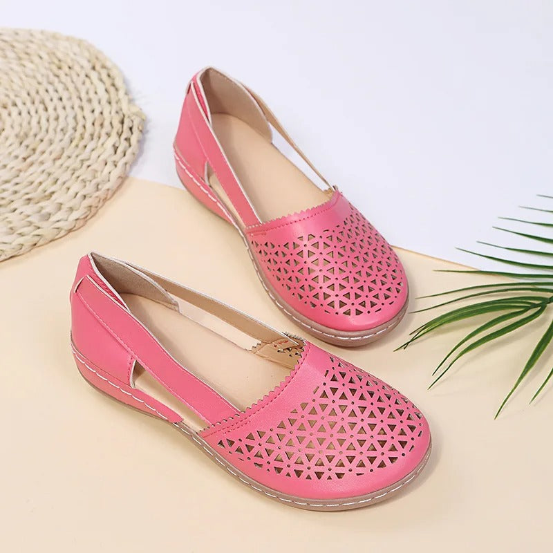 Classic Orthopedic Flats with Timeless Style