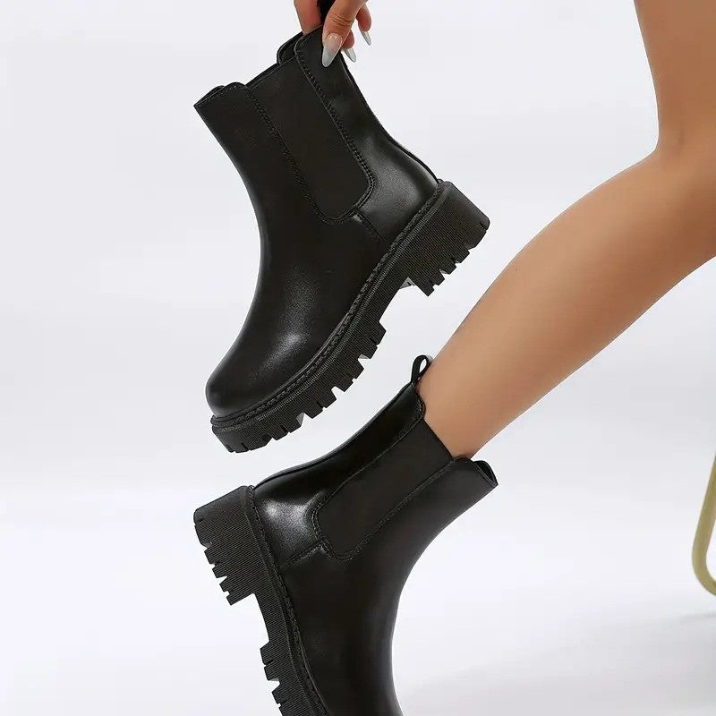 Classic Orthopedic Boots with Timeless Style