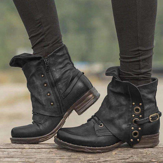 Vintage Inspired Orthopedic Boots